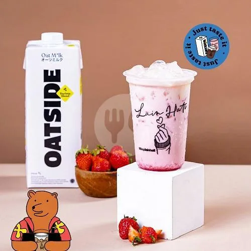Strawberry Oat Milk
