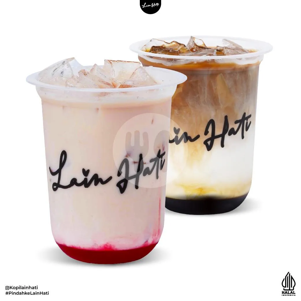 Es Kopi Main Hati + Strawberry Oatmilk (Promo)